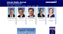 Desktop Screenshot of lincolnradiojournal.com